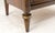 Turned Legs Two Doors Fitted Drawers Diamond Inlay Brass Hardware Bachelor Chest For Sale - Image 6 of 15