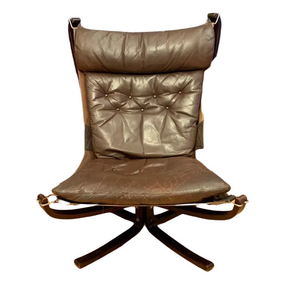 Falcon Armchair by Sigurd Ressell for Vatne Møbler, Norway, 1970s For Sale