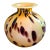 1950s Tortoise Murano Style Glass Italian Vase For Sale