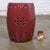 Late 20th Century Traditional Asian Garden Stool or Plant Stand From Gumps Oxblood Glazed Ceramic For Sale - Image 18 of 18