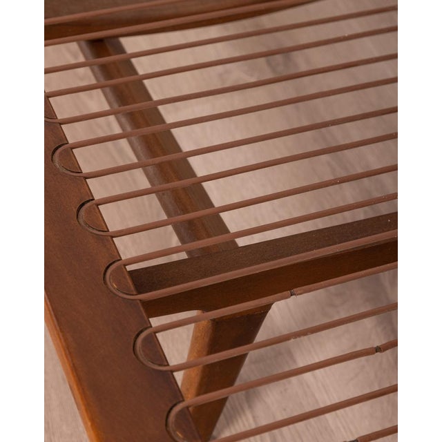 Brown Danish Sofa in Teak, 1960s For Sale - Image 8 of 13