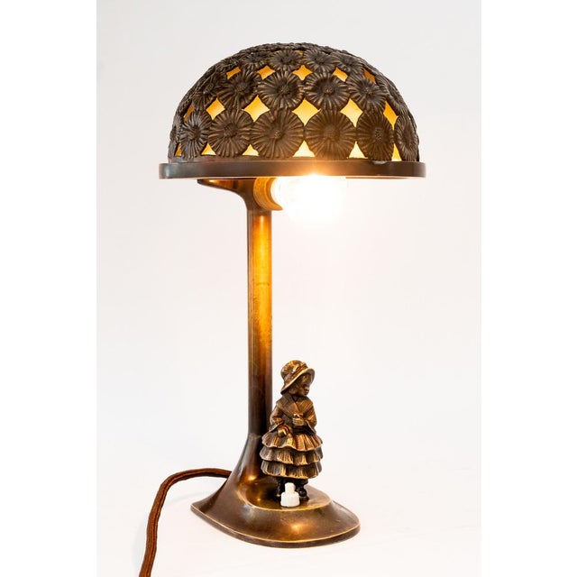 Jugendstil Table Lamp, Vienna, 1907 For Sale - Image 12 of 18