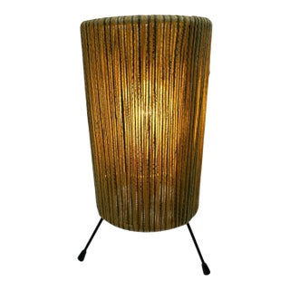 Mid-Century String Three Prong Leg Table Lamp For Sale