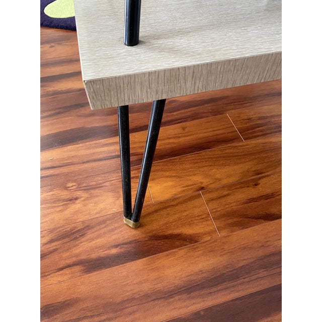 Mid Century Modern Atomic Retro Step Table For Sale In Tampa - Image 6 of 8