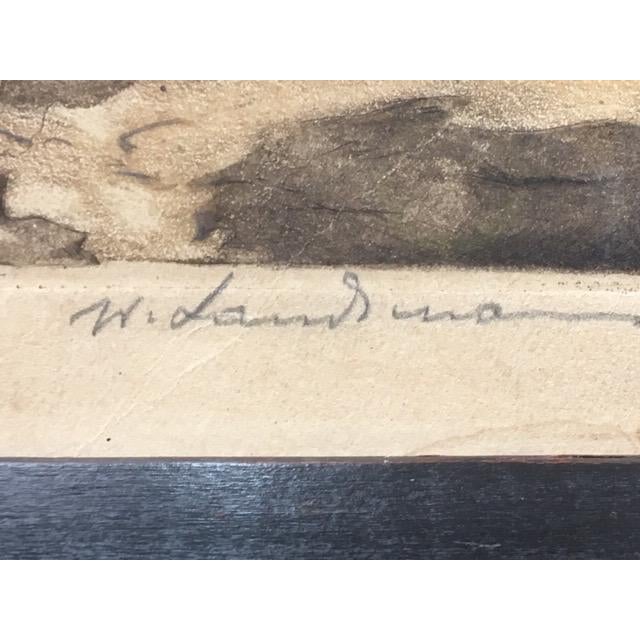 1900 - 1909 Early 20th Century Antique W. Landsman "Country Life" Hand-Colored Lithograph Print For Sale - Image 5 of 8