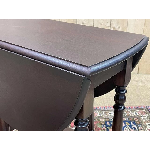 English Table in Mahogany For Sale - Image 9 of 13