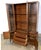Elevate your dining or living space with this iconic 1960s Broyhill Emphasis two-piece china cabinet. Renowned for its...