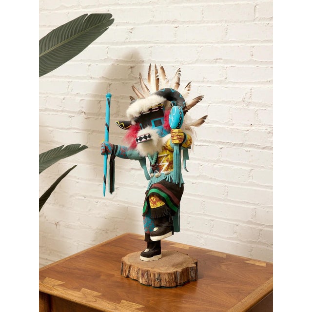 Native American Vintage Kachina Doll For Sale - Image 3 of 8
