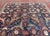 Late 20th Century Large Persian Bidjar Rug With Navy Field and Red Border Floral Design For Sale - Image 5 of 16