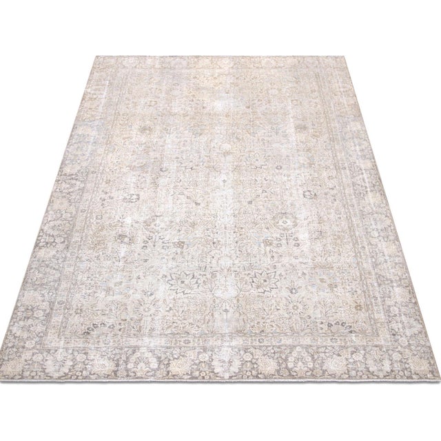 1940s 1940s Persian Tabriz Rug For Sale - Image 5 of 5