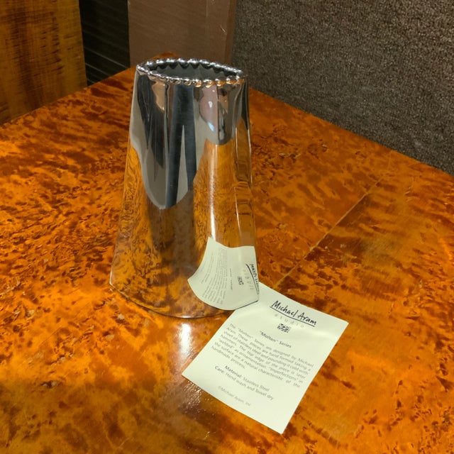 Contemporary Michael Aram Molten Series Vase For Sale - Image 3 of 12