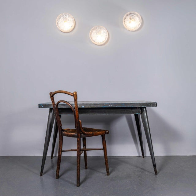 : 1950’s new old stock czech clear bubble wall – ceiling lamp. Each lamp has been cleaned and restored. Each lamp is...