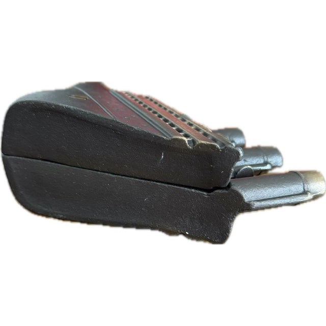 Vintage Scott Nelles Studio Cast Bronze Sinking Titanic Figural Money Bank For Sale - Image 12 of 12