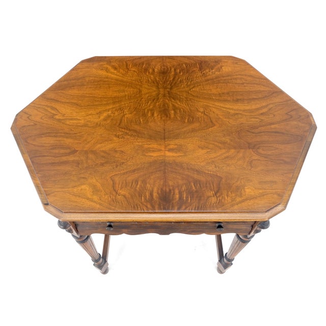 Antique c1920s Tube Radio Stunning American Walnut Cabinet Lift Top Table MINT For Sale - Image 16 of 18