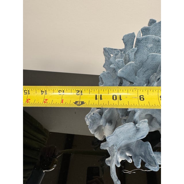 Blue Very Large Specimen of Blue Coral For Sale - Image 8 of 12