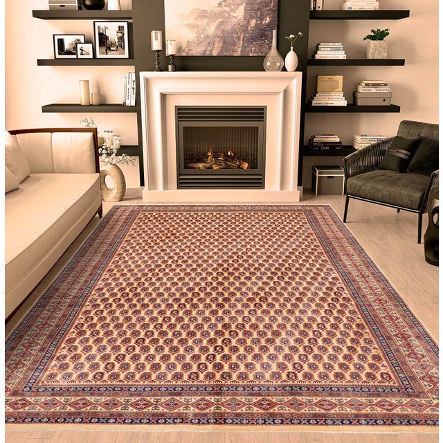 Bring timeless elegance into your home with this hand‑knotted Shirwan rug, crafted with exceptional detail and luxurious...