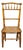 English Turn of the Century 1900s Bamboo Slipper Chair with Cane Seat For Sale