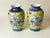 Japanese Gold Imari Hand-Painted Porcelain Bird Vases, Arita, 1960s, Set of 2 For Sale - Image 4 of 17