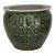 Vintage Chinoiserie Ceramic Fishbowl Planter For Sale