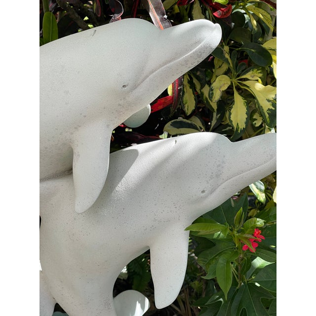 1950s 1950s Vintage Dolphins Garden Sculpture For Sale - Image 5 of 7