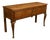 Antique 18thC Georgian Oak Welsh Two Drawer Dresser Base Server Side Table 1760 For Sale