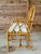 Chippendale Vintage Rattan Chippendale Fretwork Settee Bench With New Sunbrella Cushion For Sale - Image 3 of 12
