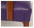 Mid-Century Modern Danish Purple Leather and Wood Armchair, 1960 For Sale - Image 4 of 5