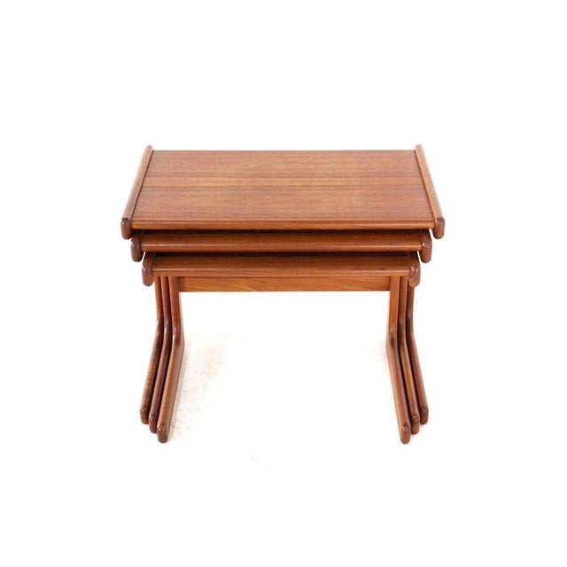 Nesting Tables from Salin Nyborg, Denmark, 1960s, Set of 3 For Sale - Image 11 of 18