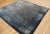 Chinese 1920s Antique Square Blue Geometric Greek Key Chinese Baotou Wool Pile Rug For Sale - Image 3 of 12