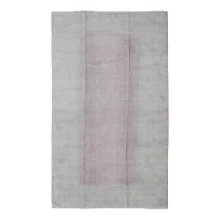 Nepalese Modern Rug in Pink and White 7'9 X 12'3 For Sale