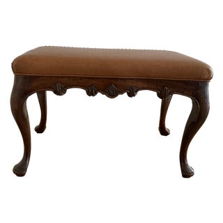 Late 18th Century English Wooden Stool, Circa 1770 For Sale