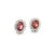 1990s Natural Tourmaline Diamond Earrings 14k Gold 1.94 TCW Certified For Sale - Image 5 of 12