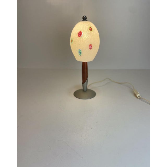 1990s Murano Table Lamp with Murine, 1990s For Sale - Image 5 of 11