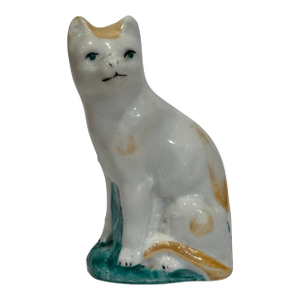 Mid 19th Century Vintage Staffordshire Cat Figurine