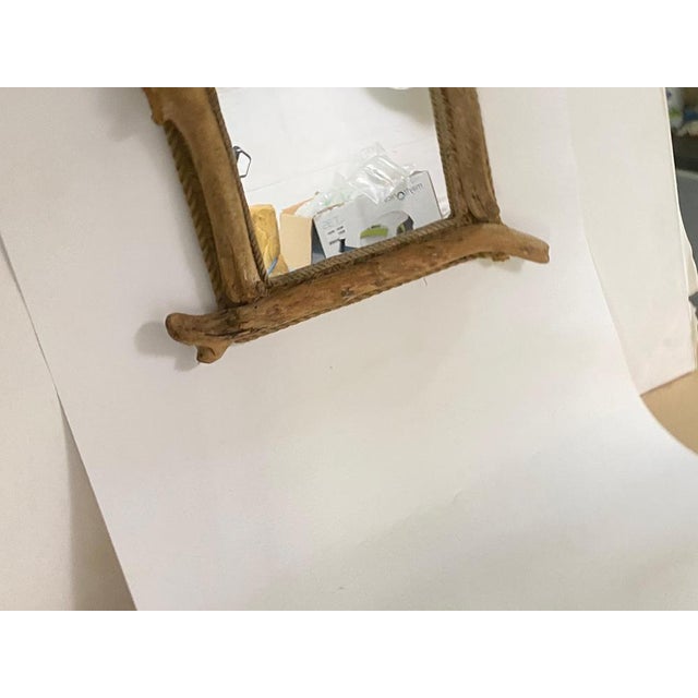 Driftwood and Rope Mirror in Grey Color, France, 1970s For Sale - Image 12 of 15