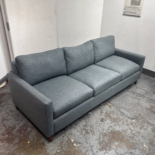 Modern Room & Board Stevens Sofa, Tepic Weave For Sale - Image 3 of 12