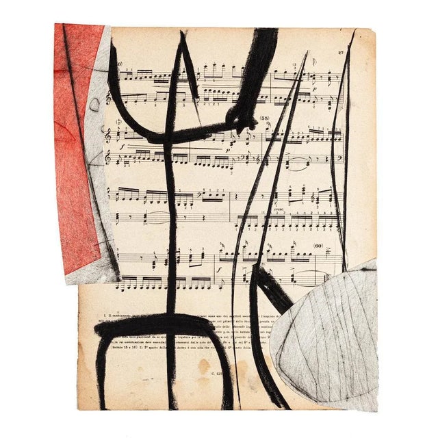 Musical Notes Mixed Media by Tommaso Cascella, 2009 For Sale - Image 3 of 3