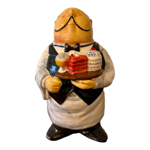 T. Flicking Certified International Butler/Waiter Cookie Jar