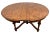 Gorgeous Antique Old English Revival, Round Expansion Table with Turned Baluster legs on casters with curved stretcher...