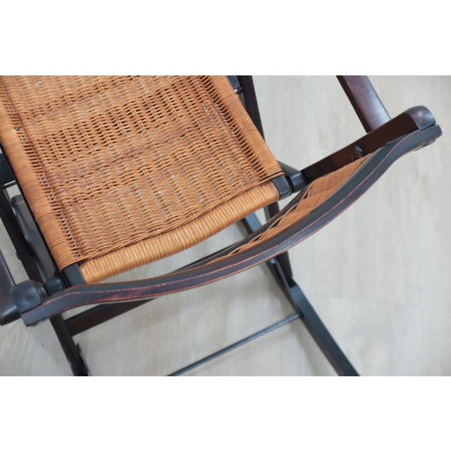 Mid-Century Modern Mid-Century Folding Rocking Chairs from Fratelli Reguitti, 1950s For Sale - Image 3 of 18