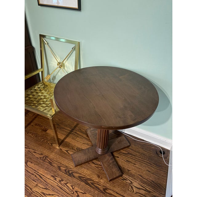 2020s Custom Dunes and Duchess Wood Pub Table/Side Table For Sale - Image 5 of 9