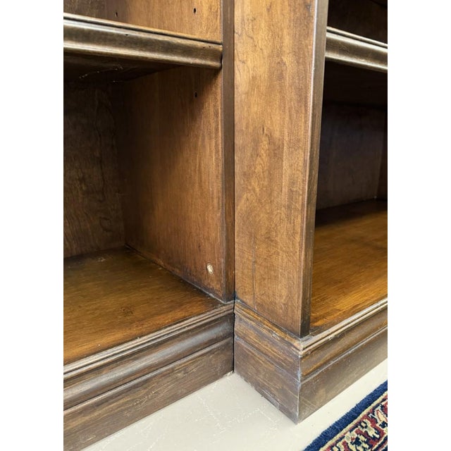 Late 20th Century Monumental Custom Built Mahogany Bookcase For Sale - Image 11 of 16