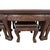 1950s Mid-20th Century Chinese Massive Oval Carved Coffee Table With 6 Nesting Stools For Sale - Image 5 of 12