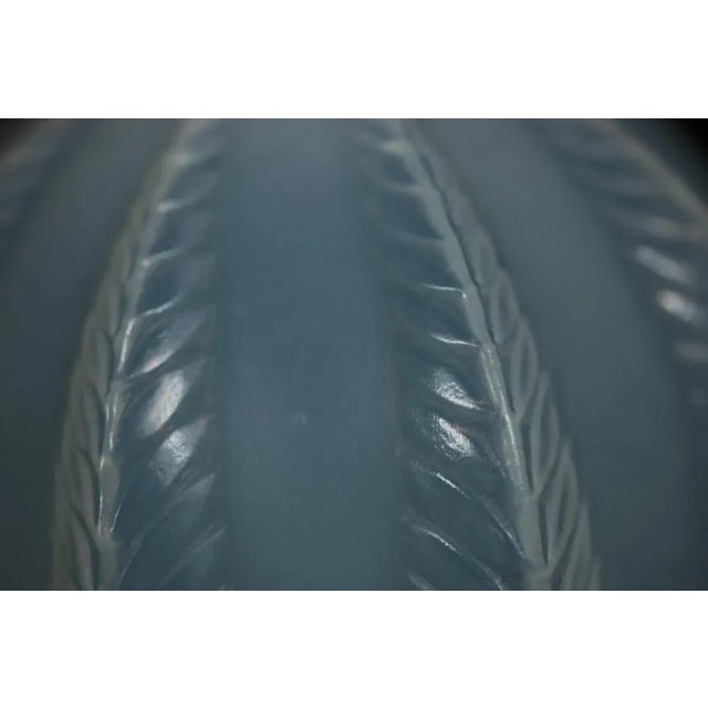 1920s Rene Lalique Opalescent Glass 'Malines' Vase For Sale - Image 6 of 9