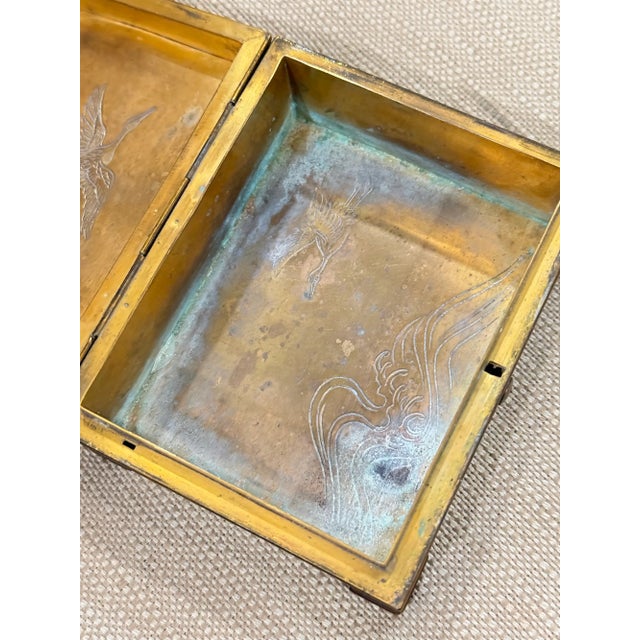 Japanese Cloisonne Enamel Dragon Trinket Box Attributed to Inaba, Meiji For Sale - Image 10 of 12