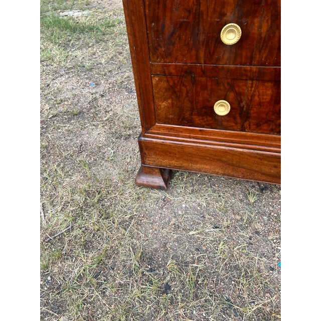 French 19th Century Louis Philippe Walnut Chest of Drawers For Sale - Image 9 of 12