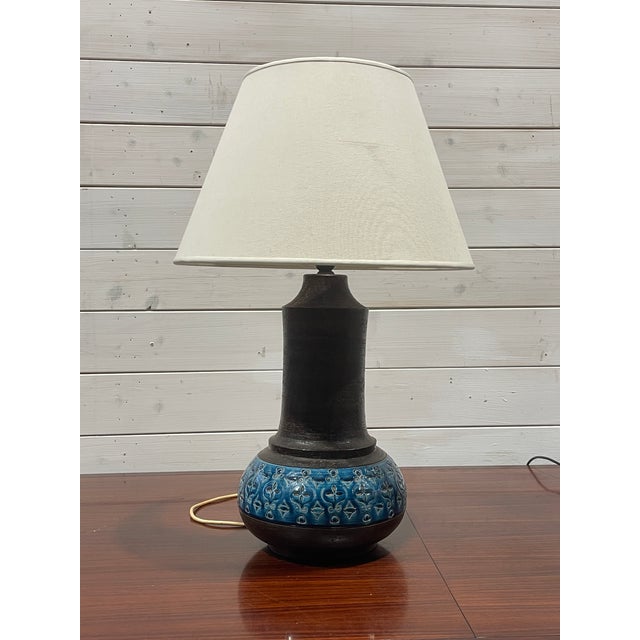 Table Lamp attributed to Aldo Londi for Bitossi Ceramiche, 1970s For Sale - Image 11 of 18