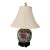 1980s Peony Ginger Jar Lamp Corded For Sale