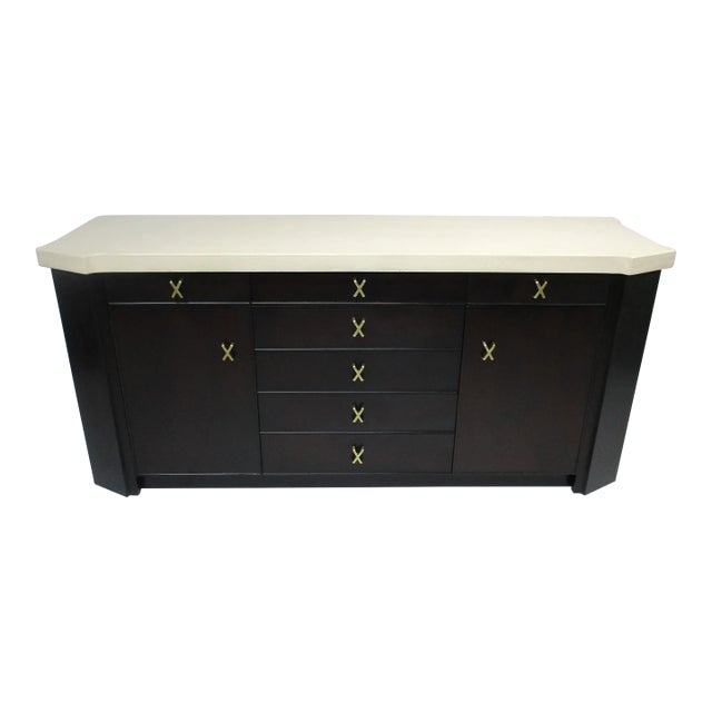 Paul Frankl Cork Topped Sideboard Chest for Johnson Brothers Furniture For Sale