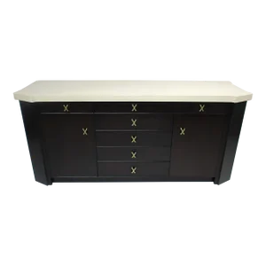 Paul Frankl Cork Topped Sideboard Chest for Johnson Brothers Furniture